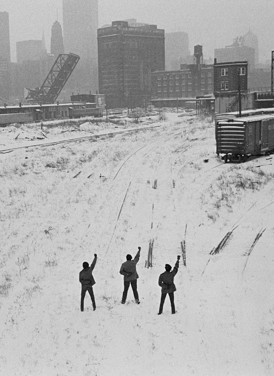 Black Panthers in Chicago, Illinois, 1969, by Hiroji Kubota