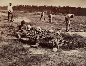 A Burial Party, Cold Harbor, Virginia John Reekie (American, active 1860s)