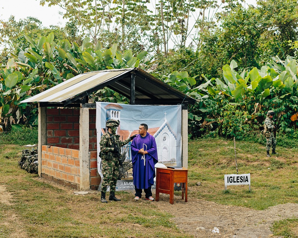 Base militar em Carepa, Colômbia. © Trëma